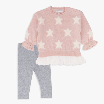 Star Sweater Top & Legging Set