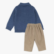 Cable Sweater Top & Pant Set