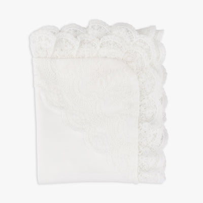 Ivory Lace Blanket