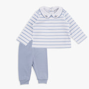 Stripe Top & Pant Set