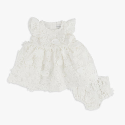 Ivory Lace Dress & Panty Set