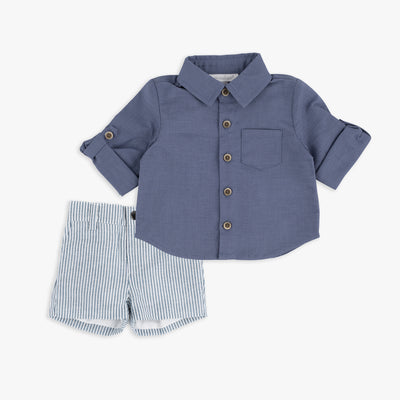 Woven Shirt & Short Set