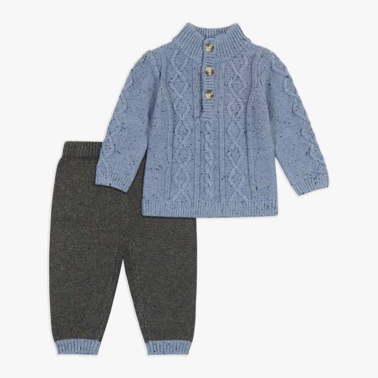 CABLE SWEATER TOP & SWEATER PANT SET