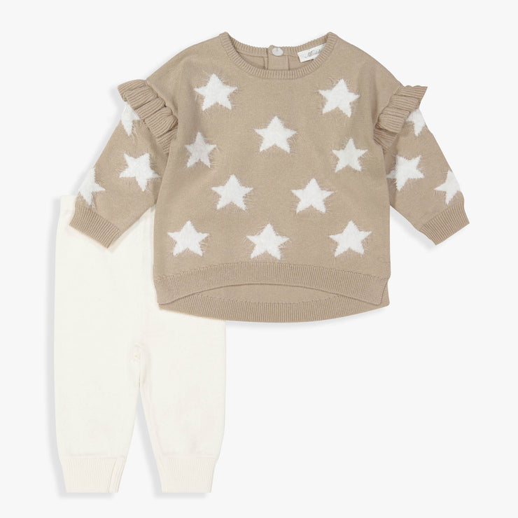 Star Intarsia Sweater Top & Legging Set