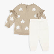Star Intarsia Sweater Top & Legging Set