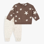 Star Intarsia Sweater Top & Pant Set