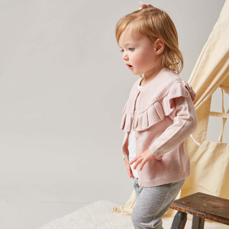 Sweater Cardigan, Top & Pant Set