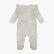Girls Floral Footie