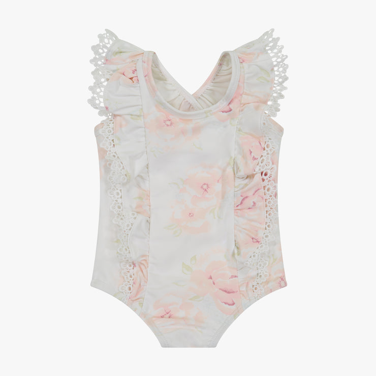 Girls Floral Swimsuit