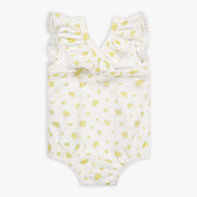 Yellow Floral Swimsuit